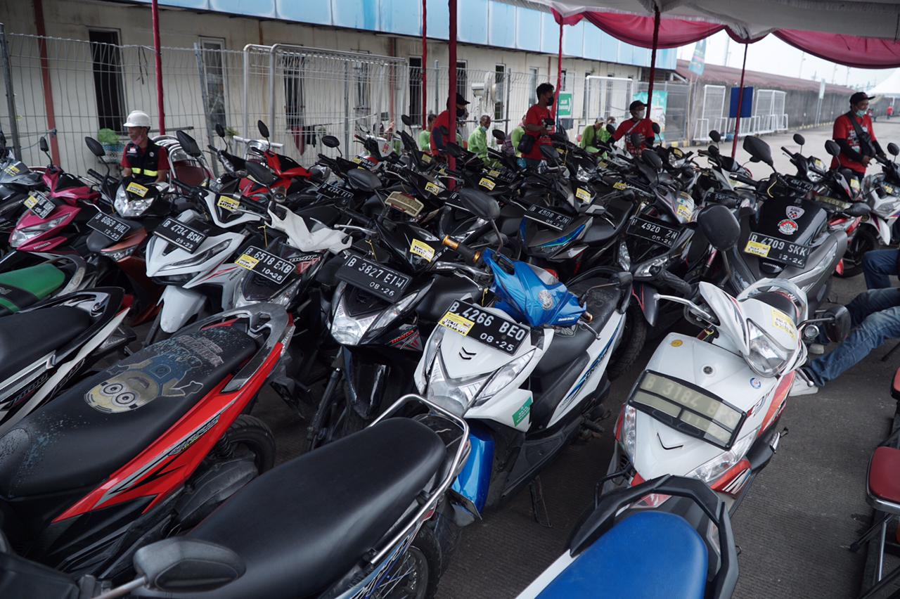 Akhiri Musim Mudik, Ribuan Sepeda Motor Tiba di Tanjung Priok