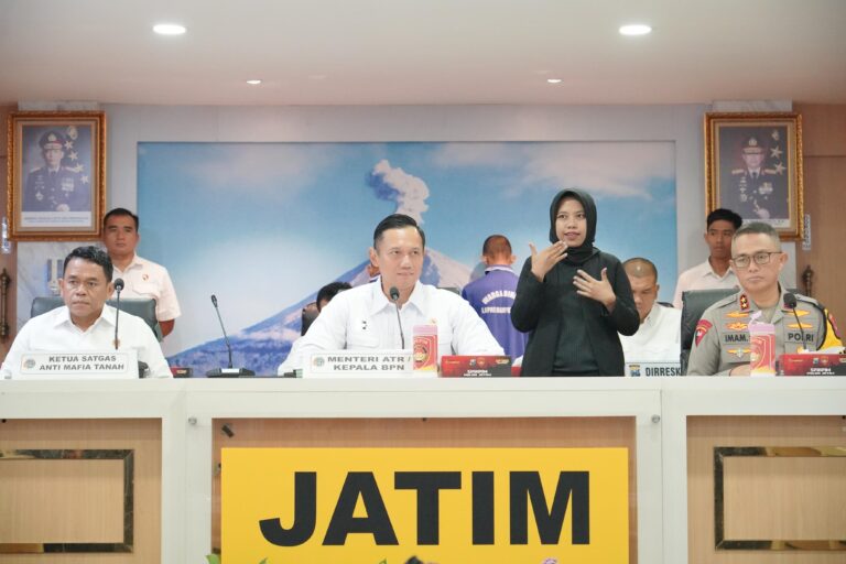 Menteri AHY Ungkap Mafia Tanah di Polda Jatim